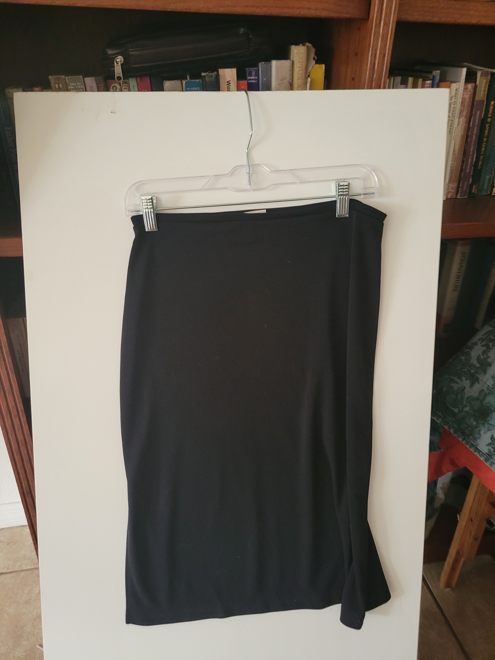 Ella Black Pencil Skirt - Streamlined Silhouette